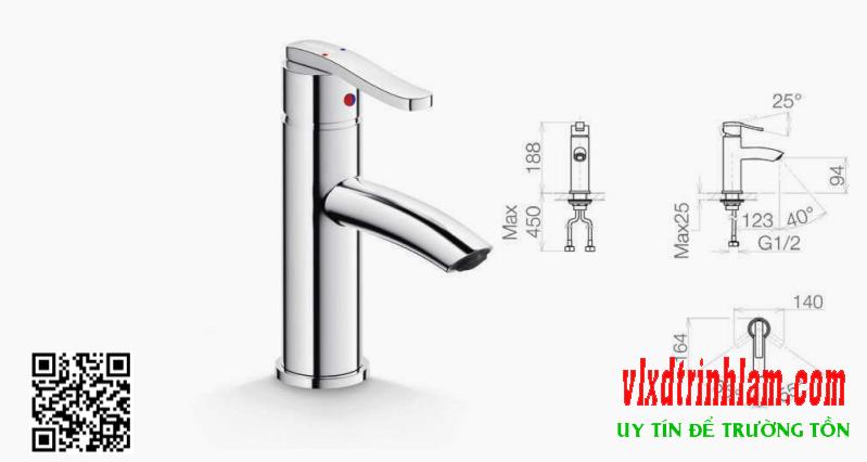 Vòi lavabo Viglacera VG 105 (VSD1012)